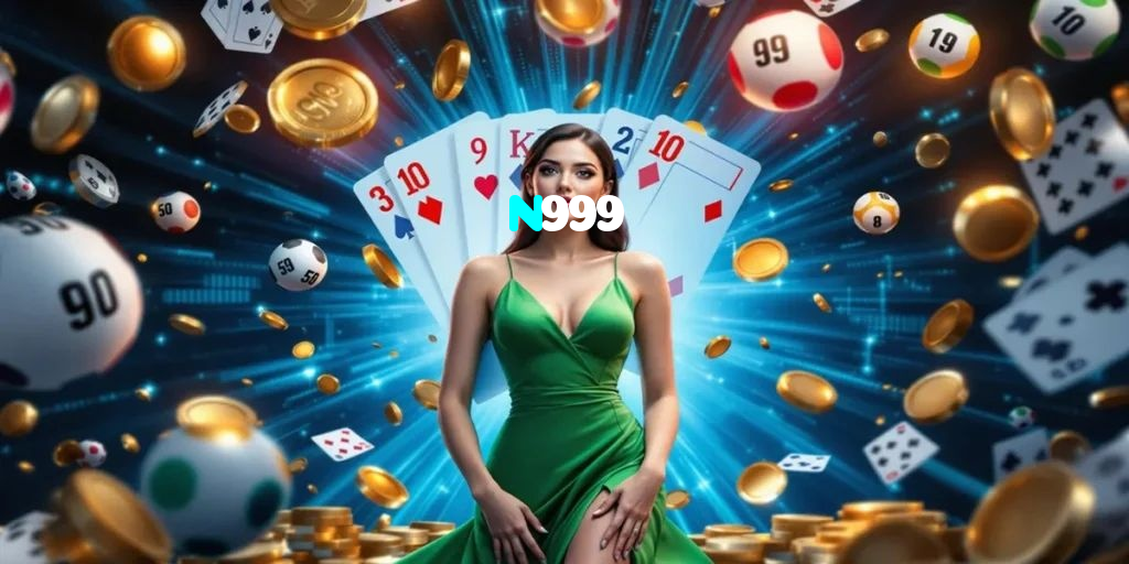 N999 casino presented on mobile device in Pakistan with slots and live games